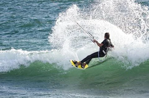 Kite Surfer Foto stock