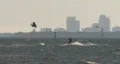 Kite Surfer Takes To The Air HD Footage