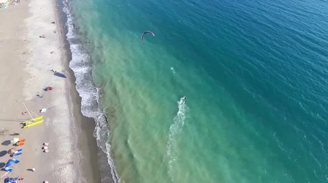 Kite Surfer from Turkey. Video stock 58620640