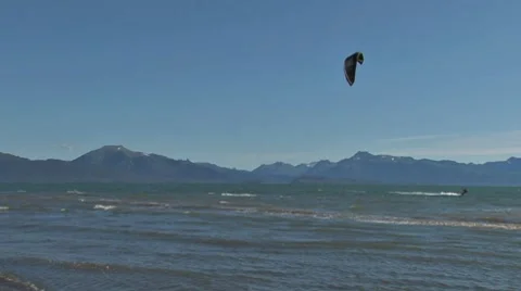 Kite Surfers 2 Stock Footage 8570734