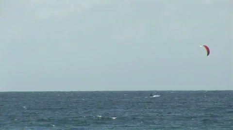 Kite surfers Stock Footage 94179