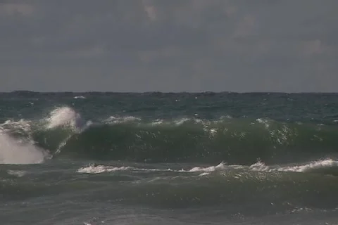 Kite Surfing 13 Stock Footage 1069625