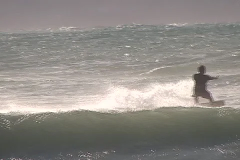 Kite Surfing 8 Stock Footage 1069682