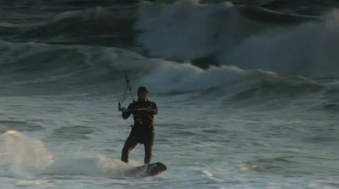 Kite Surfing Stock Footage 315239