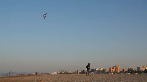 Kite surfing Stock Footage 3781808