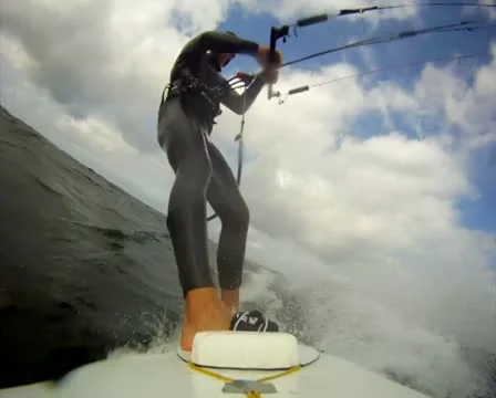 Kite surfing Stock Footage 12017393