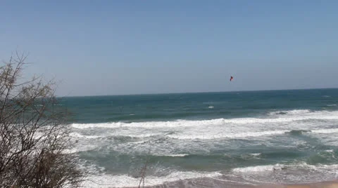 KIte surfing Video stock 22871575