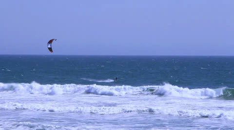 Kite surfing Stock Footage 23000708