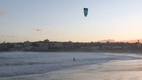Kite Surfing Stock Footage 80103335