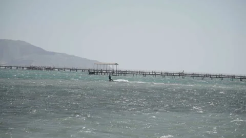 Kite Surfing Stock Footage 86333611