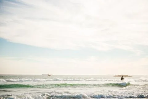 Kite surfing Stock Photos