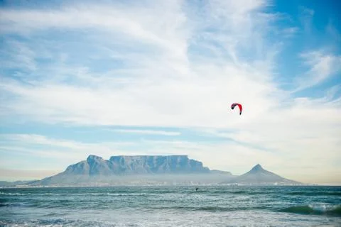 Kite surfing Stock Photos