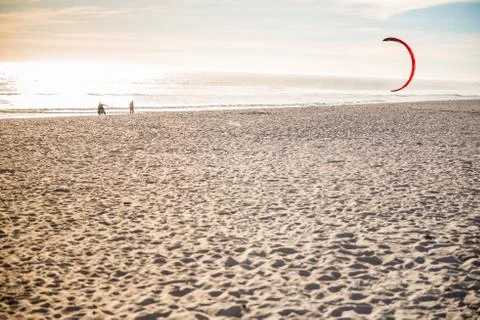 Kite surfing Stock-Fotos
