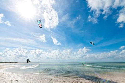 Kite surfing Photos