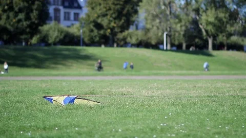 Kite Take Off Stock Footage 98679965