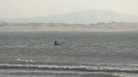 Kiteboarder Stock Footage 286790