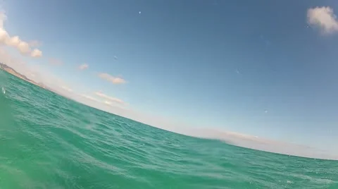 Kiteboarding Board Low View Left Side 3 Stock-Footage 11014300
