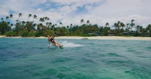 Kiteboarding Stock Footage 91109281