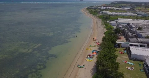 Kiteboarding, kite surf Stock Footage 99177932