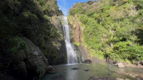 Kitekite falls Stock Footage 321402105