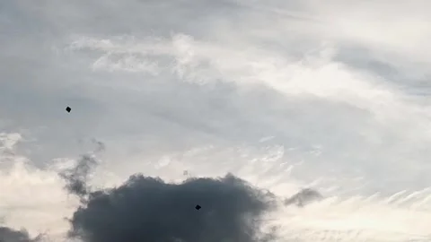 Kites fly in the sky 스톡 동영상 311935590