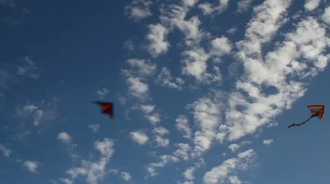 Kites Flying Video stock 12364625