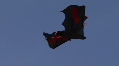 Kites flying in the sky Stock-Footage 43117393