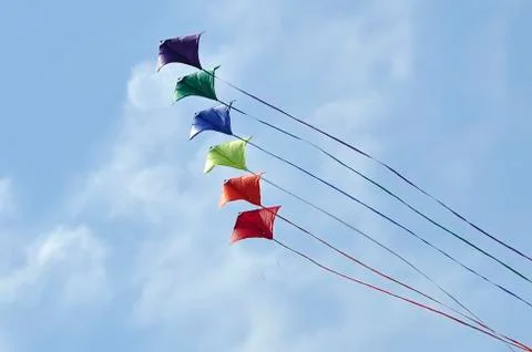 Kites in the sky Stock Photos