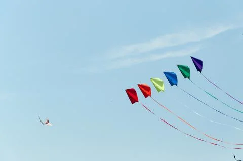 Kites in the sky Stock Photos