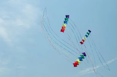 Kites in the sky Stock Photos