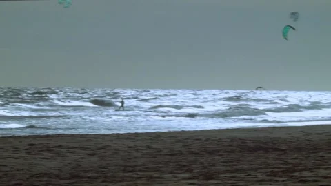 Kitesurf A Stock Footage 147881554