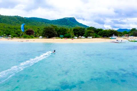 Kitesurf Philippines Stock Photos