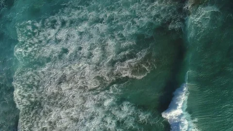 Kitesurfer And Waves Stock Footage 99006937