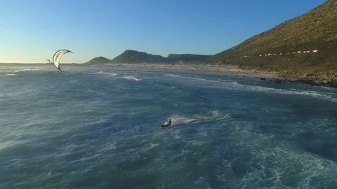 Kitesurfer Big Jump Stock Footage 99139847