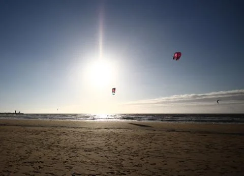 Kitesurfers Stock Photos