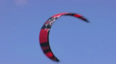 Kitesurfing Stockbeeldmateriaal 8940330