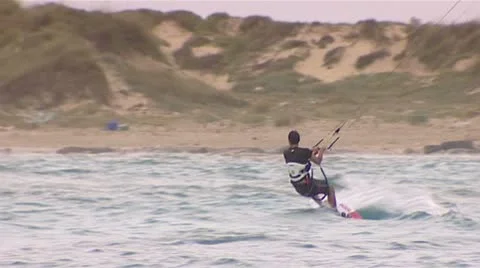 Kitesurfing 库存影片 8944876
