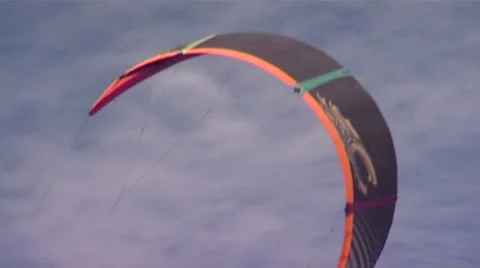 Kitesurfing Stockbeeldmateriaal 8944914