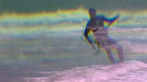 Kitesurfing 库存影片 8944939