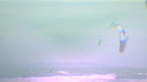 Kitesurfing Stockbeeldmateriaal 8944949