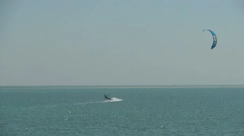 Kitesurfing Video stock 12713193