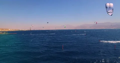 Kitesurfing Stock Footage 69061688