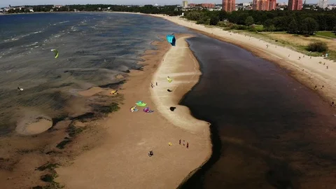 Kitesurfing Video stock 111632181