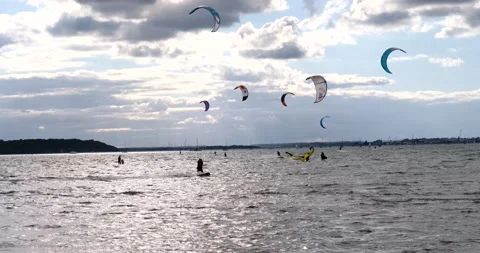 Kitesurfing Stock Footage 202387521