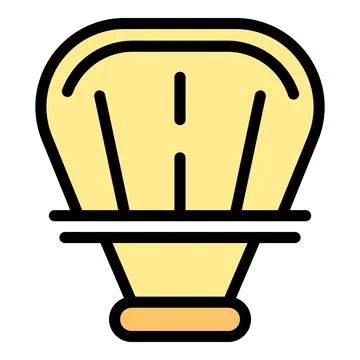 Kitesurfing icon vector flat Illustrazione stock