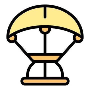 Kitesurfing icon vector flat イラスト素材