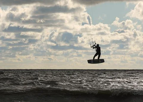 Kitesurfing Stock Photos
