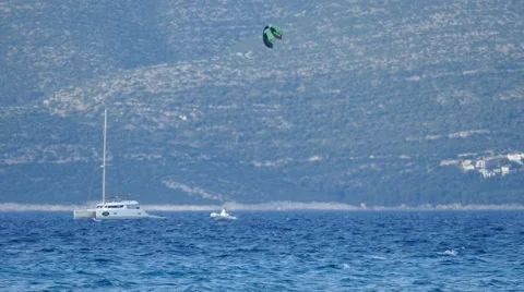 Kitesurfing Spots Stock Footage 54912588