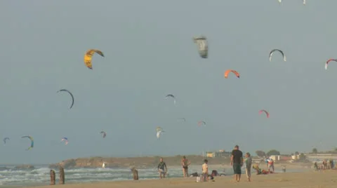Kitesurfing28 Stock Footage 20957017