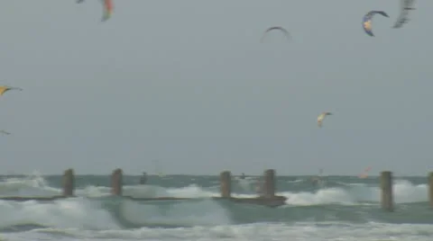 Kitesurfing29 Stock Footage 20961742